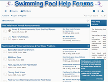 Tablet Screenshot of poolhelpforum.com